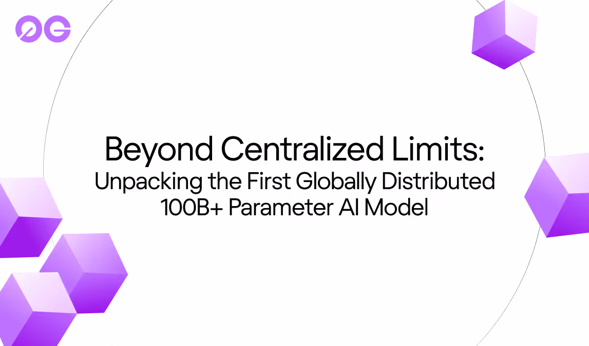 Beyond Centralized Limits: Unpacking the First Globally Distributed 100B+ Parameter AI Model